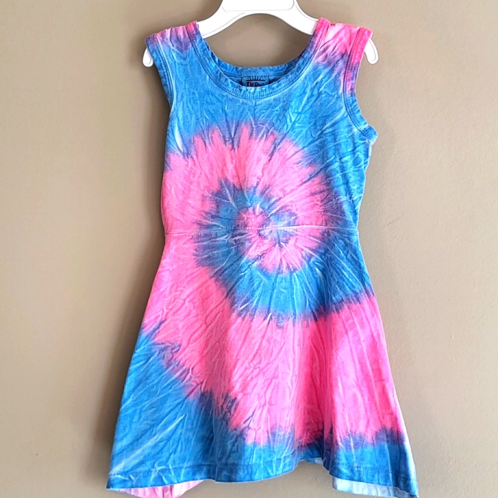 Tye Dye cotton sleeveless dress